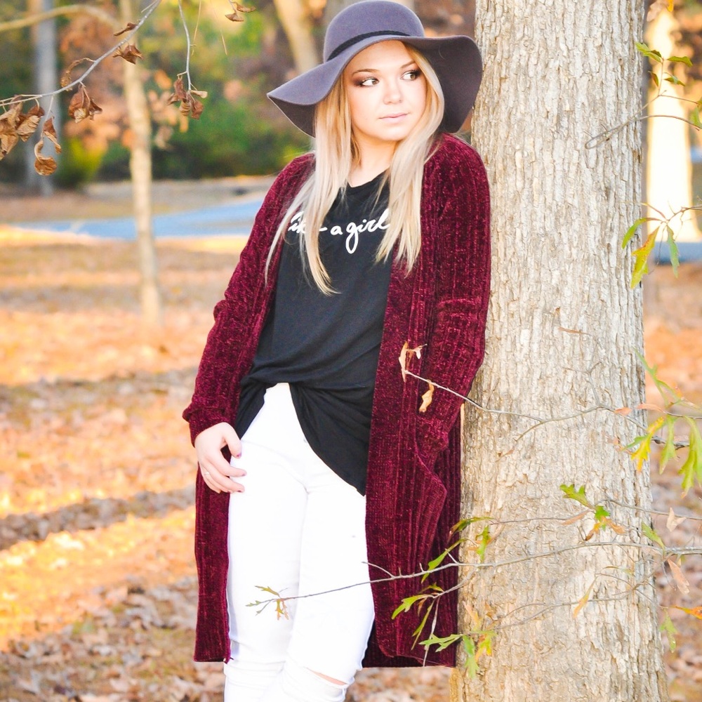 Chenille Cardigan
